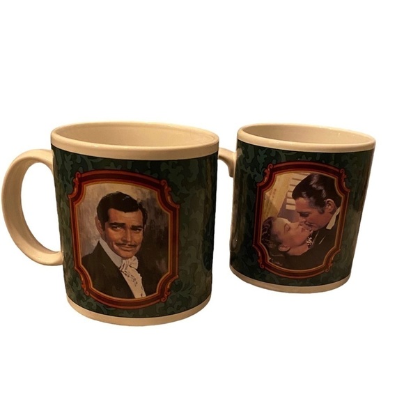 The Heirloom Tradition, Vintage “Gone with the Wind” Coffee Mugs! Set of 2. - Picture 6 of 6